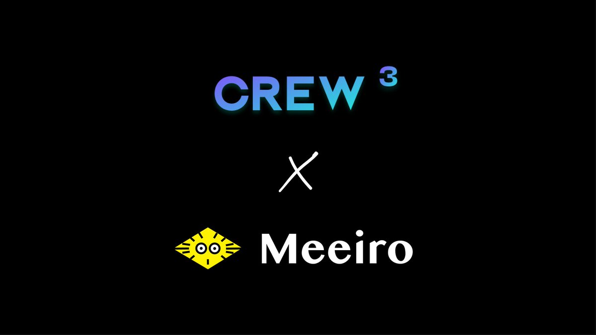Get rewarded for your engagement and support to Meeiro!

Increasing your Level will give you access to Meeiro Champ role allowing you to participate in the MEE IDO

A limited number of Meeiro Champ roles is already available. Be the first to claim them 👇
meeiro.crew3.xyz