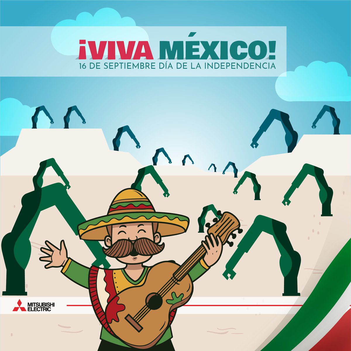 El 15 de septiembre celebramos el inicio de la lucha de independencia de México. ¡Viva México! #IndependenciaDeMéxico