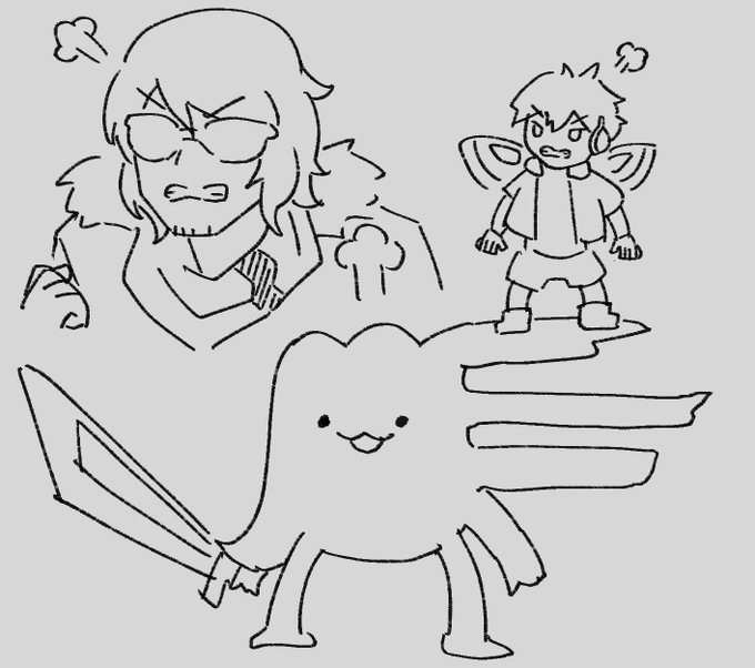 そしてこれはPSO2esぎゅ。のファンアート 