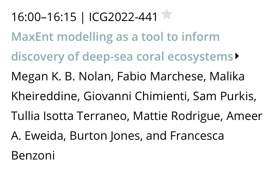 Meg Nolan (@_megan_nolan) on Twitter photo On the final day of #ICG2022 (tomorrow!) I’ll be presenting spatial distribution models of deep sea coral ecosystems- at 4pm in room C1A(a)- come along to find out how I used bathymetric data in this context 🪸<a href="/IAGAIG/">International Association of Geomorphologists</a> On the final day of #ICG2022 (tomorrow!) I’ll be presenting spatial distribution models of deep sea coral ecosystems- at 4pm in room C1A(a)- come along to find out how I used bathymetric data in this context 🪸<a href="/IAGAIG/">International Association of Geomorphologists</a>
