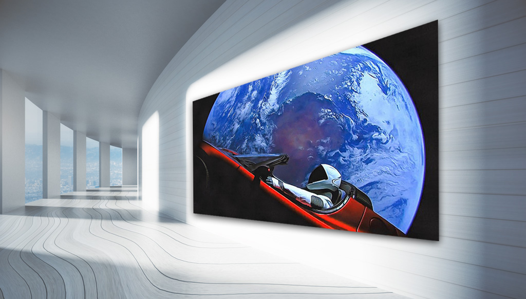 Corinne Carroll on Twitter "RT hauserfoto Tesla Roadster in Space