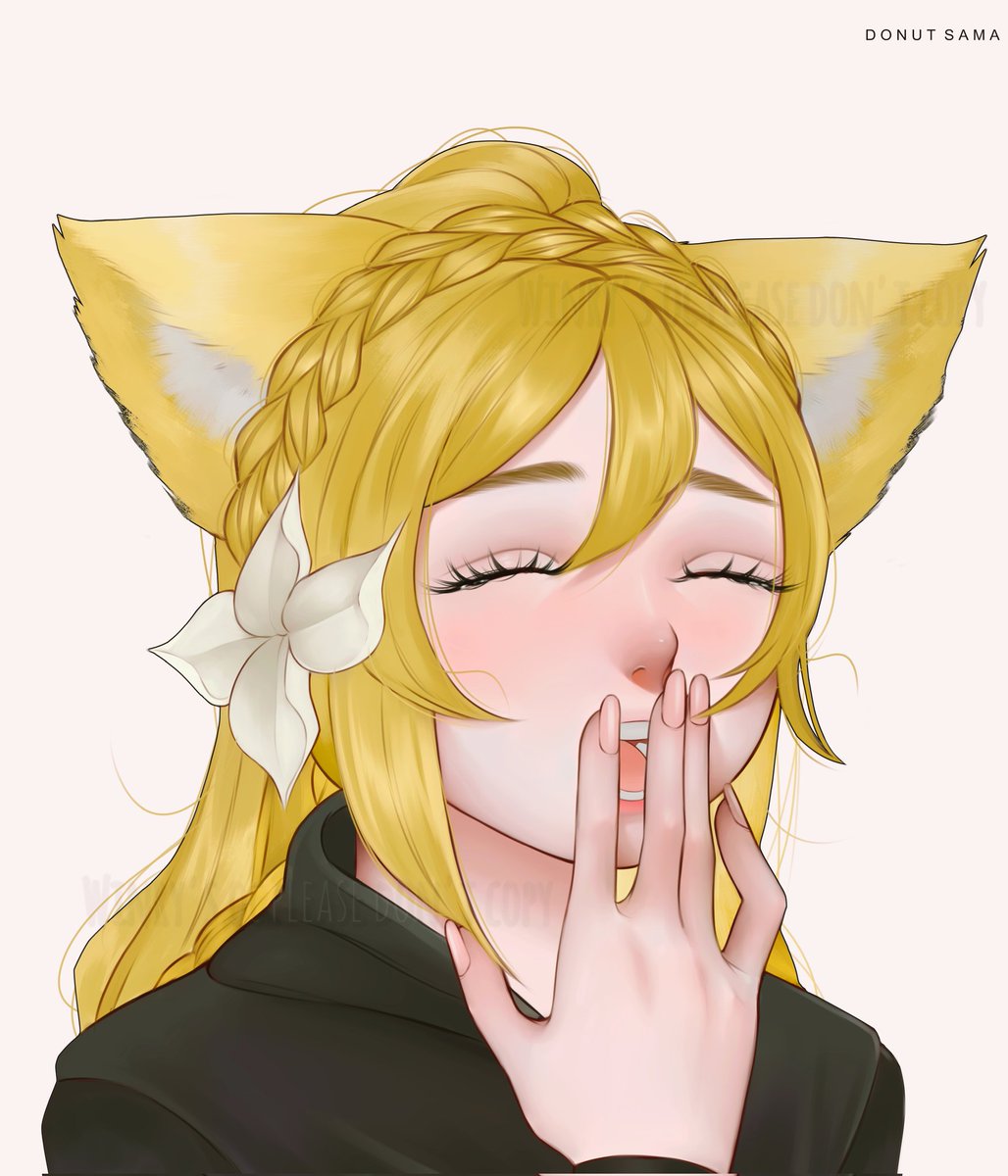 Thank you <a href="/_DonutSama_/">👺Donut sama👺 ✨comms open✨</a> for drawing my oc! I love her (⁠◍⁠•⁠ᴗ⁠•⁠◍⁠)⁠❤ I'm going to yawn if I keep looking at her 😆🥱