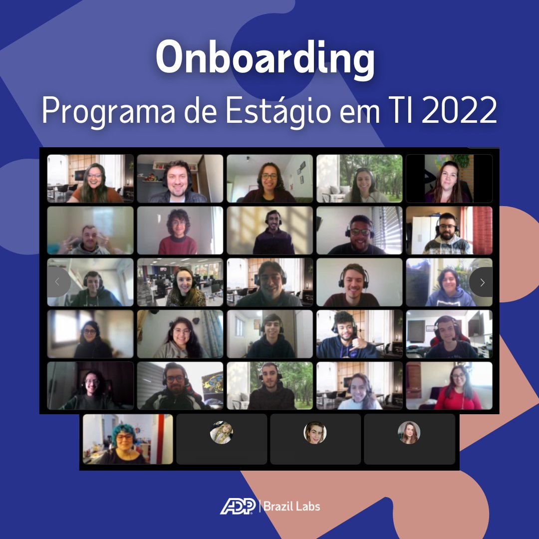 ADPBrazilLabs's tweet photo. Um #tbt especial do onboarding dos nossos 31 novos estagiários, que foram selecionados no Programa de Estágio em TI 2022. 🤩👏
Temos orgulho de contar com grandes talentos nas mais diversas áreas tecnológicas da empresa.
#adpbrazillabs #adptech #programadeestagio https://t.co/QJijV5N61p
