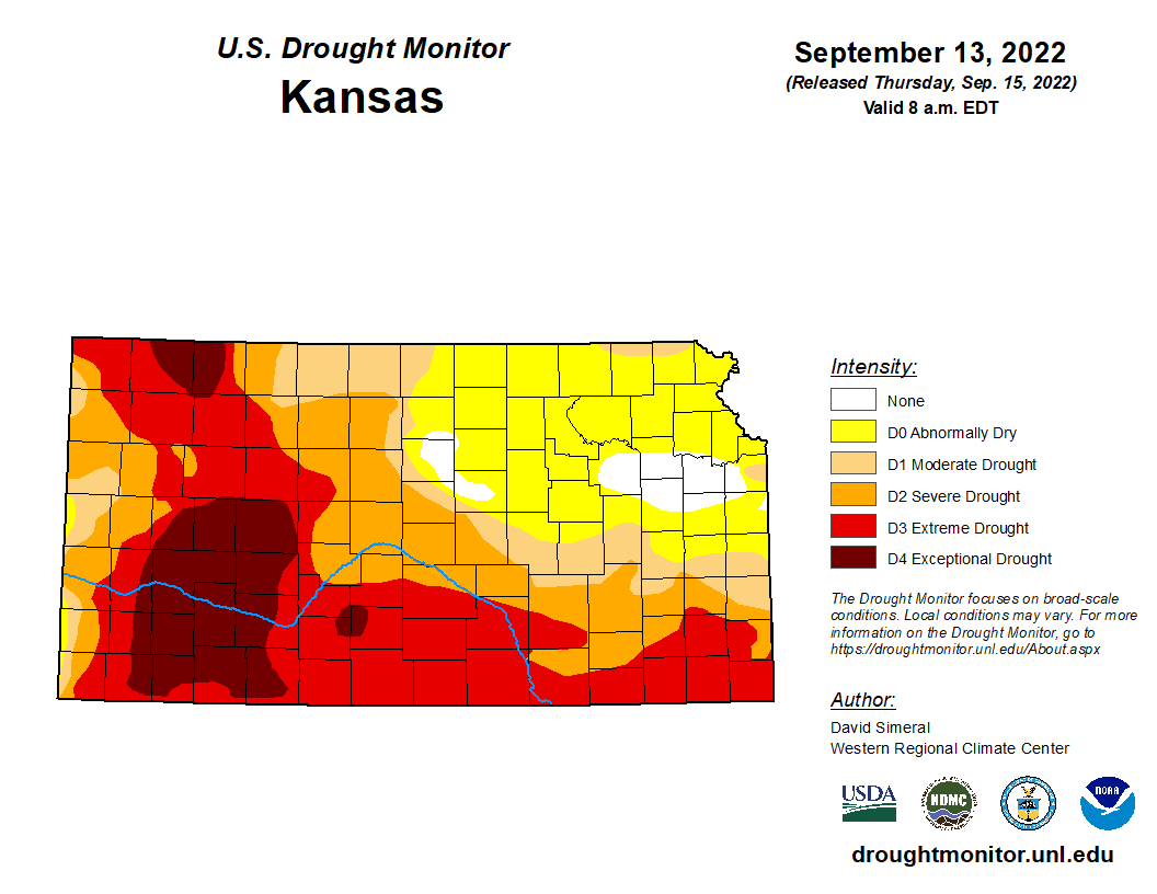 WaterSmartHays's tweet image. Different week, same story.  Bring on some rain...we could sure use it!  #drought2022 #rainneeded #pleaserain
