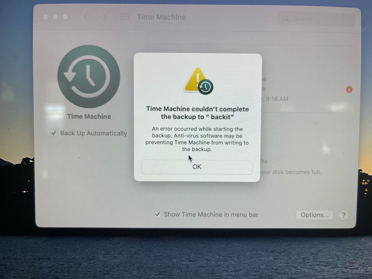 elmeng's tweet photo. @netgear having troubles with Time Machine https://t.co/rDWBdbaUKo