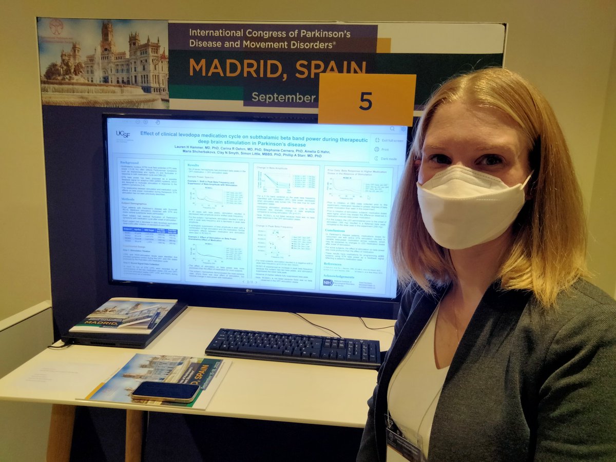 Pavan Vaswani (@pvaswanimdphd) on Twitter photo Medication and stimulation interact to affect beta power in #dbs for #Parkinsons disease - great to see old friends Dr. Lauren Hammer at #MDSCongress <a href="/harvardneuromds/">Mass General Brigham/HMS Neurology Residency</a> <a href="/UCSF/">UC San Francisco</a> Medication and stimulation interact to affect beta power in #dbs for #Parkinsons disease - great to see old friends Dr. Lauren Hammer at #MDSCongress <a href="/harvardneuromds/">Mass General Brigham/HMS Neurology Residency</a> <a href="/UCSF/">UC San Francisco</a>