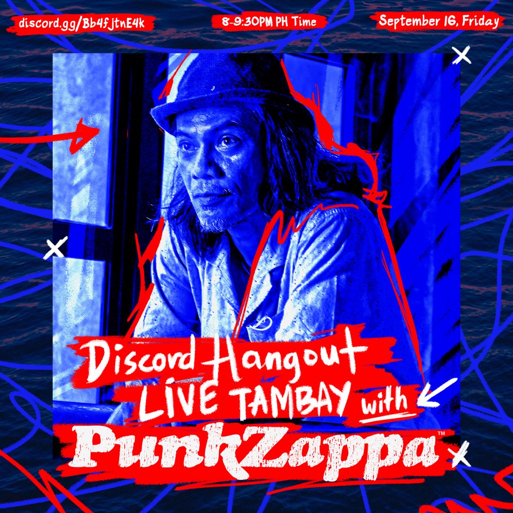 PunkZappaNft's tweet photo. Oi! Let’s get live and electric with Punk Zappa! Hop on our Discord tomorrow, 8pm and get ready for a blast as we talk about music, art, and bloody fishballs!

Follow us on:
IG and Twitter - @punkzappanft
Discord - https://t.co/mcaAdFDwg9 https://t.co/IMypaVrpCl