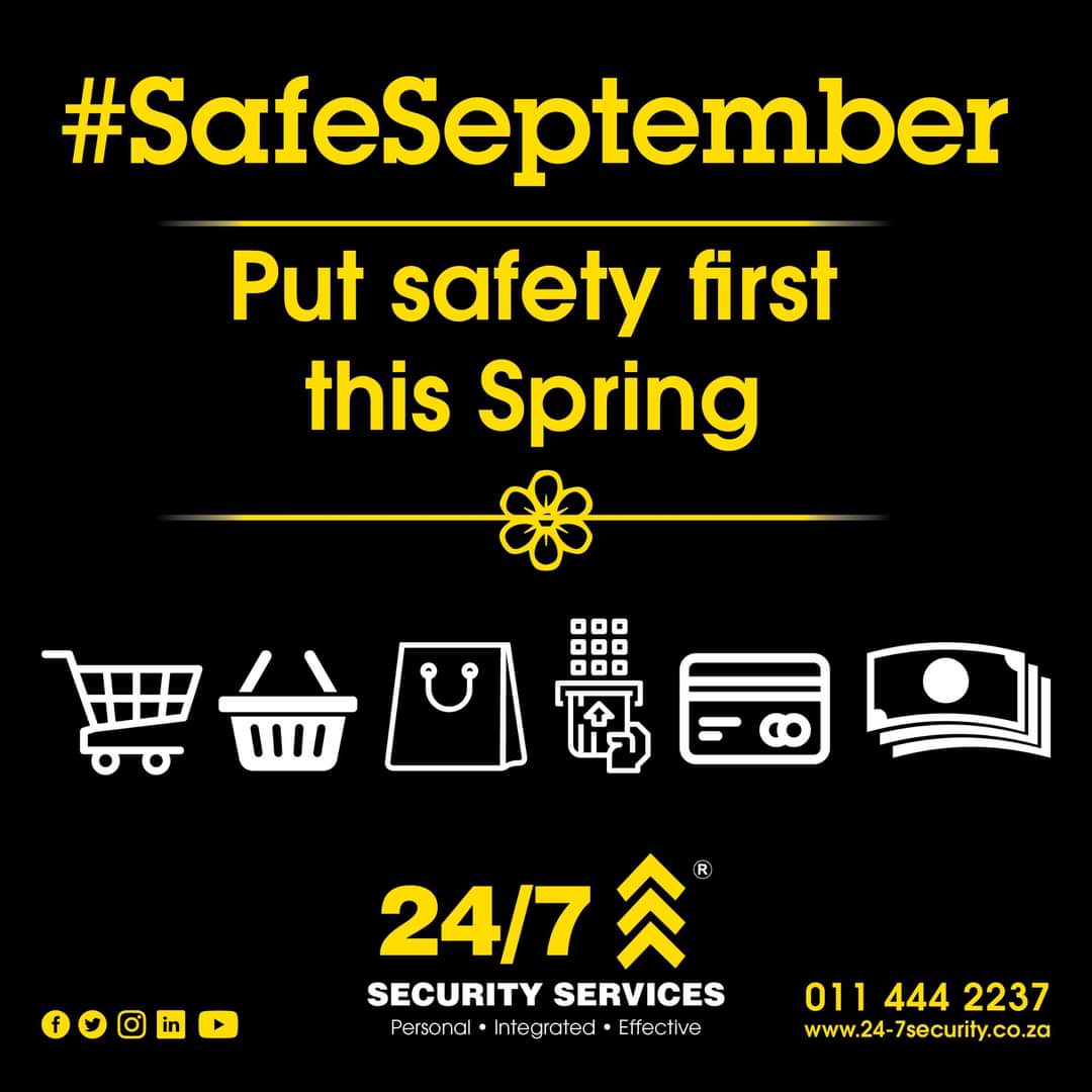 247SecurityZA's tweet photo. #SafeSeptember #Tip14
Online Shopping Safety Tips:
Use strong passwords and don’t create a password that is easy to guess or hack. Use an 8-digit password combination of upper-case letters, symbols and numbers.
#team247 #247security #247securityservices 🇿🇦 https://t.co/eomlOIQ6ZD