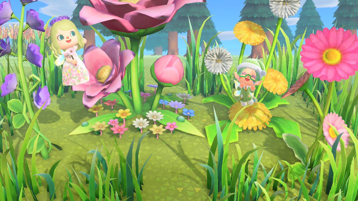 atsumorimidaz's tweet photo. Finally back with a new set of #acnhmods items!
💐 Diana's Fay Cookie Set 💐

contains: Giant Fairy Flower, Giant Dandelion (can sit on!), Giant Gerbera, Giant Sweetpea, Giant Grass

DL: comments https://t.co/xjij5549no