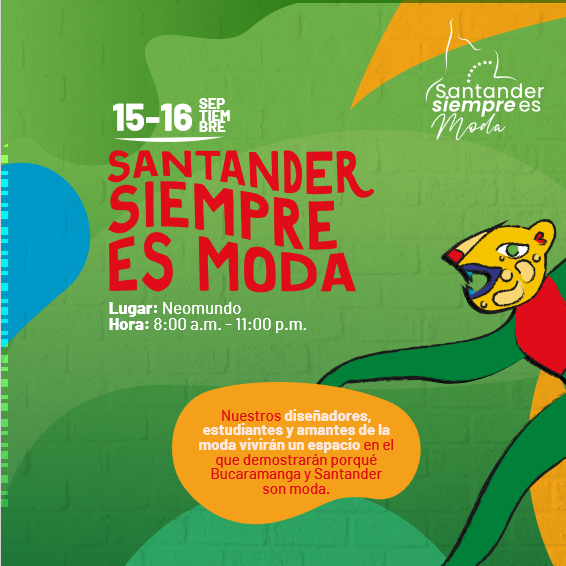 RCNBga's tweet image. #RCNMundo | Tenga en cuenta que este 15 y 16 de Septiembre se realiza en #Neomundo "Santander Siempre Es Moda" un espacio que resaltará los emprendimientos de la región en materia de Moda