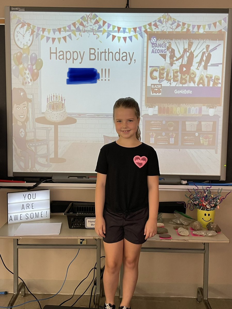 Catching up on some posts…we celebrated this girl last Friday!  N. M. had a great Birthday weekend and was happy to share Monday morning that she received a skateboard as a gift! 🛹🎂🎈#BdayGirl #Celebrate <a href="/EIMJaguars/">E.I. McCulley</a>