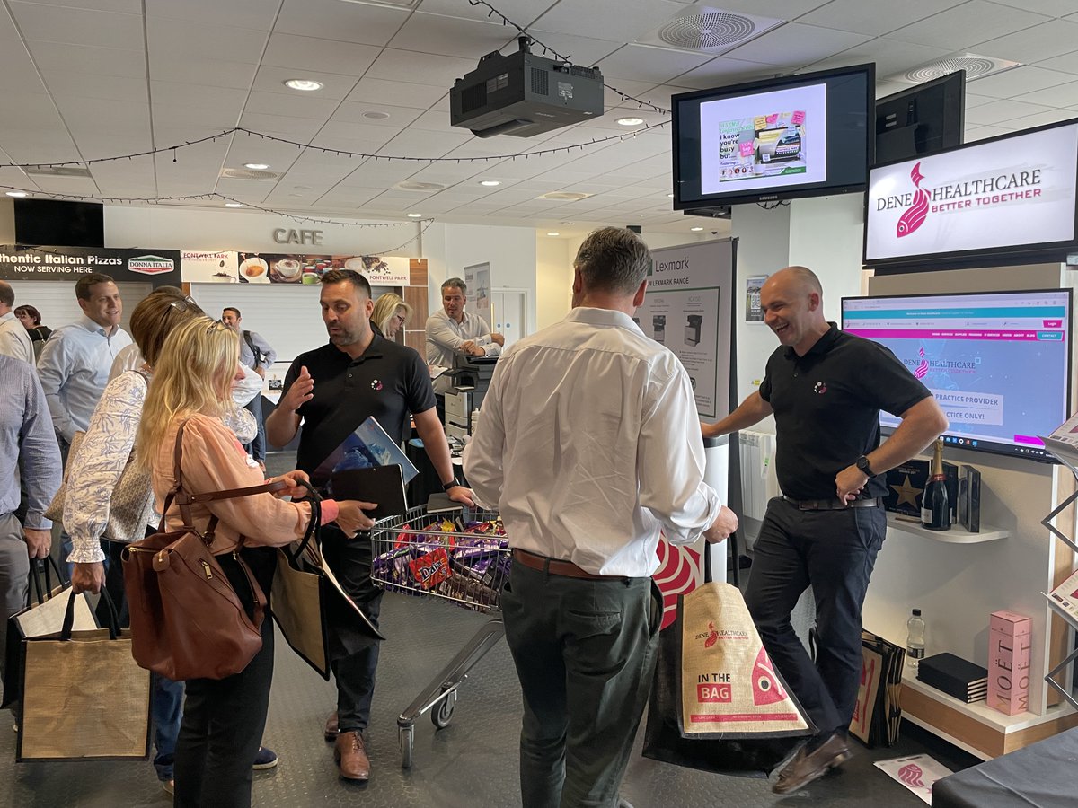 DeneHealthcare's tweet photo. Today we're at West Sussex Practice Managers Association Conference. If you're around come and visit our stand / say hello to our friendly team!
#conference #WSPMA #generalpractice #gp #healthcare #practicemanagers #association #westsussex #today https://t.co/zWG2OIj2G3