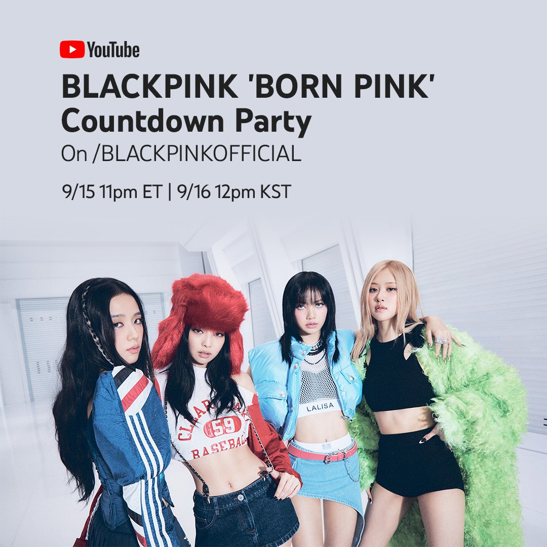 YouTube's tweet photo. hey #BLINKs, we loved seeing your #PinkVenomChallenge Shorts, but now we're SO ready for @BLACKPINK's new album ‘BORN PINK’ and title track ‘Shut Down’!→ https://t.co/M9WCXvv1K1 https://t.co/wsJV5GOltI