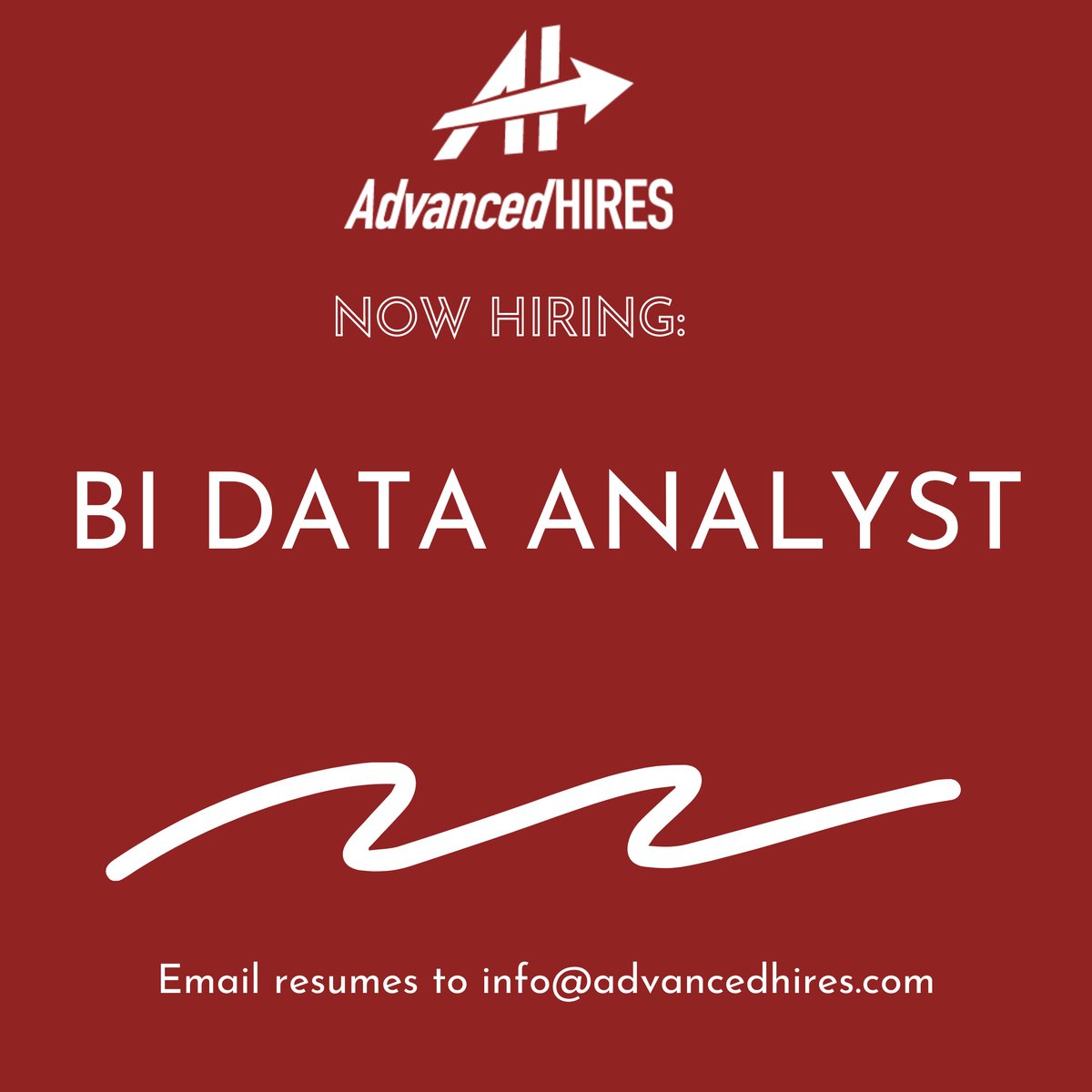 AdvancedHires's tweet photo. We need a BI Analyst for a growing company in Milwaukee. The role will be creating analytics &amp; BI platform architecture for clients. Implementing ETL procedures for the intake of data. SSIS &amp; SSRS are needed. This role is a combo of development &amp; BI work.

https://t.co/43BVTMxDte https://t.co/sFSzfrVsxC