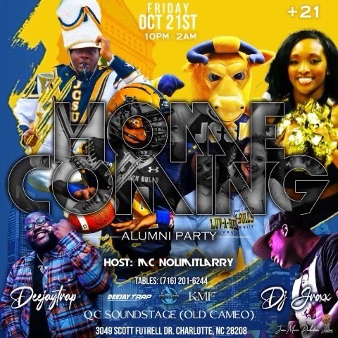QcSoundstage's tweet photo. Friday, October 21st the Homecoming
Alumni Party is going down at the QC Sound Stage.
Purchase your tickets today. #party #hiphop
#charlotteevents #clt #cltevents #charlottesgotalot
#charlotte #charlottenc #cltnightlife
#charlottedatenight #queencity #exploreclt
#uptowncharlotte https://t.co/Jm417qK76Q