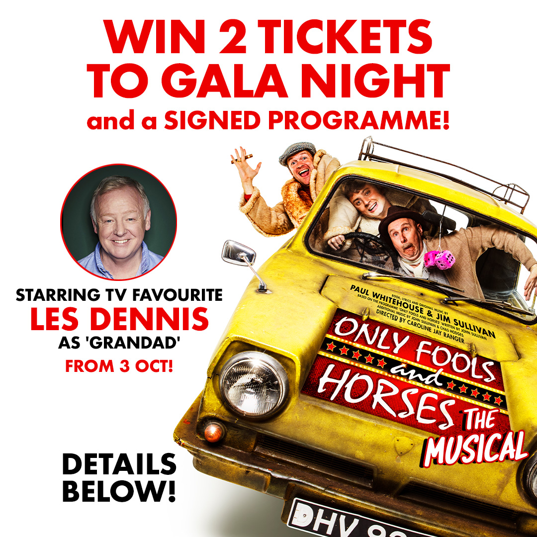 OFAHMusical's tweet image. Get your hands on these CUSHTY prizes, including 2 tickets to Gala Night on 25th October! To enter, all you have to do is:

1 - Follow us @OFAHMusical
2 - Tag the Del Boy to your Rodney
3 - Retweet this Tweet

Good luck! #OFAHMusical