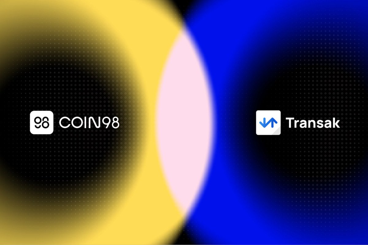 coin98_wallet's tweet photo. 1/ We're excited to integrate @Transak into the latest version!
 
This integration is an extension of #Coin98’s mission to attract millions of traditional users to the #DeFi landscape.
 
From now on, users can have more options to buy crypto directly within our app.
 
More in 🧵 https://t.co/Fr9H5slvN9