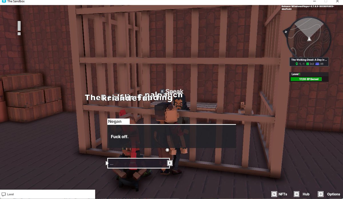 aaoffy29's tweet photo. @TheSandboxGame @TheWalkingDead I just participated in the #SandboxAlphaS3Giveaway for a chance to win 500 SAND! Found Negan in Alexandria, check out my screenshot below!
👇 https://t.co/175uckT50m