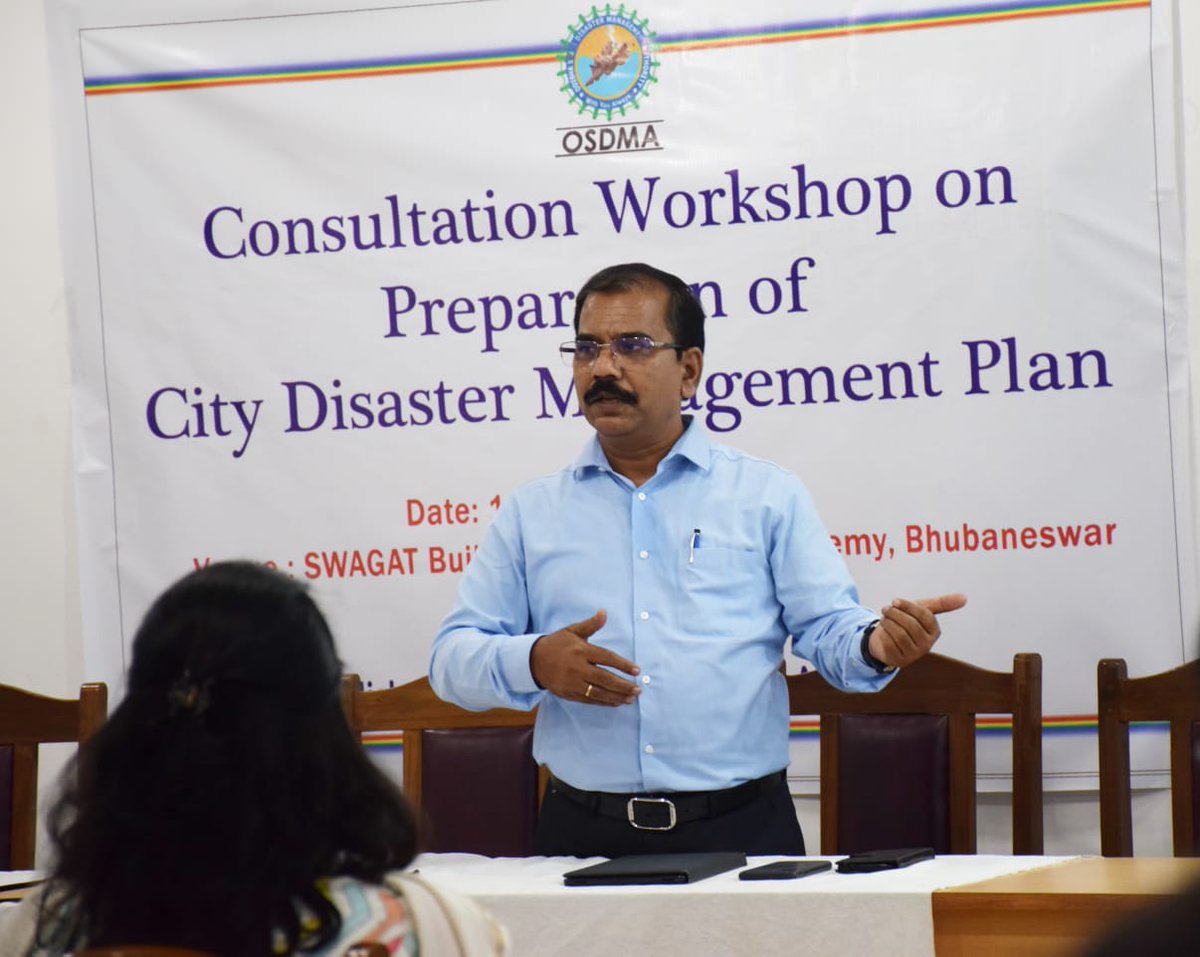 osdmaodisha's tweet photo. #disastermanagement #disasterpreparedness #disastermanagementplan
Stakeholder consultation organized by @osdmaodisha  on 15 Sep 2022 on preparation of City Disaster Management Plan with participation of officials of @HUDgov  department. https://t.co/B86Uq1E0mk