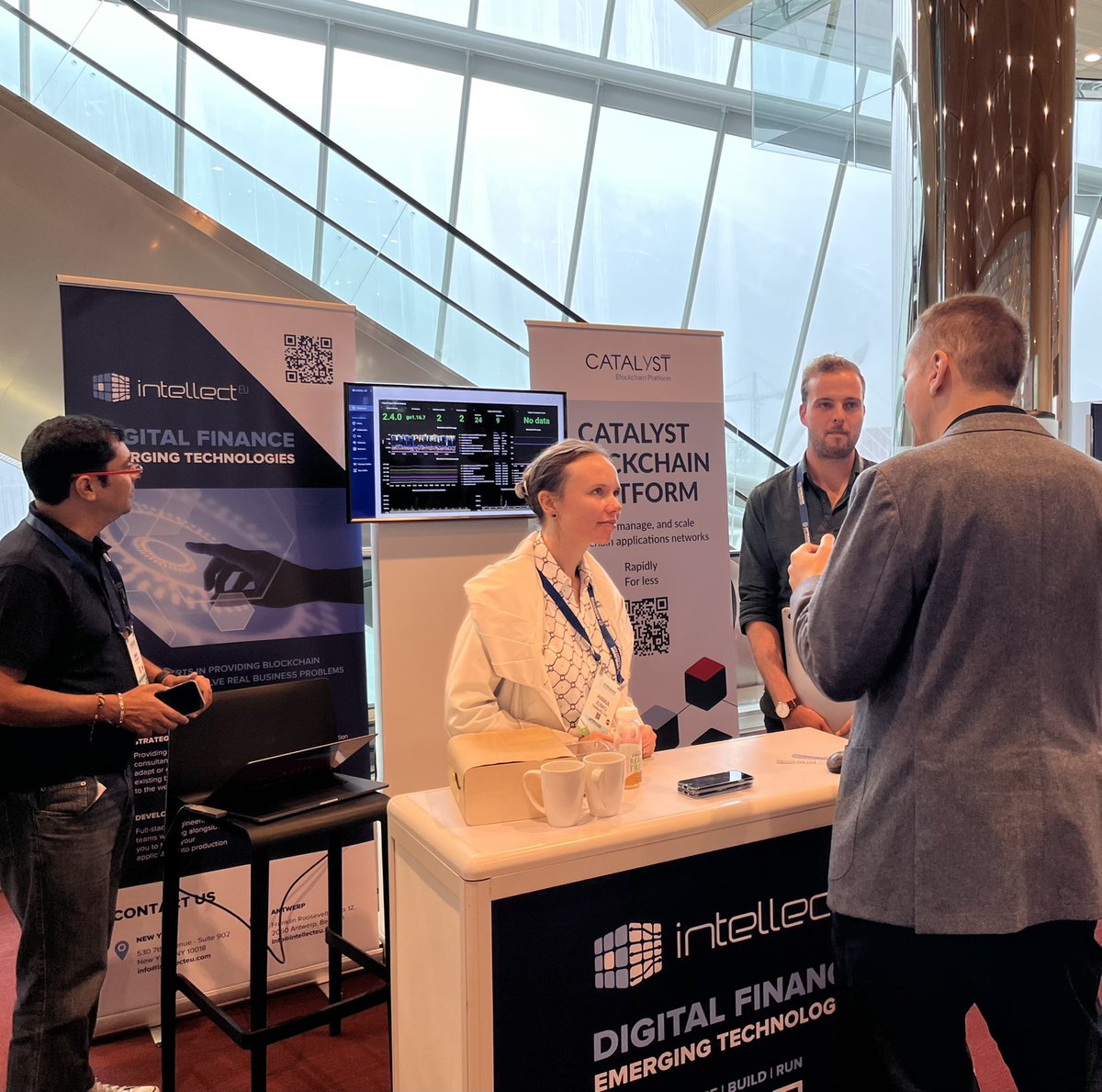IntellectEU #DreamTeam at Hyperledger Global Forum 2022!
What an insightful week with the brightest leaders in the enterprise blockchain space!
If you didn't get a chance to visit us, click the the link below to know more about our products and services!
—&gt;intellecteu.com