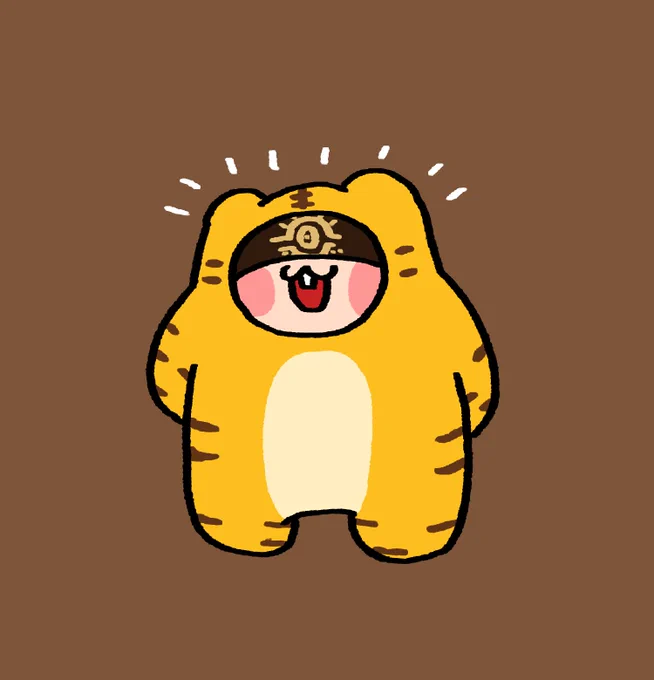 歯があるトラちゃん 