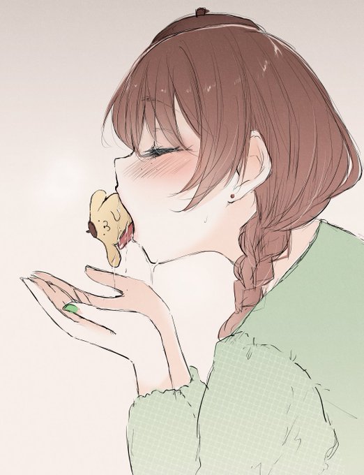 たいやきもプリンも尻から食べる派のエマさん差分 https://t.co/OOG5D2sK32 