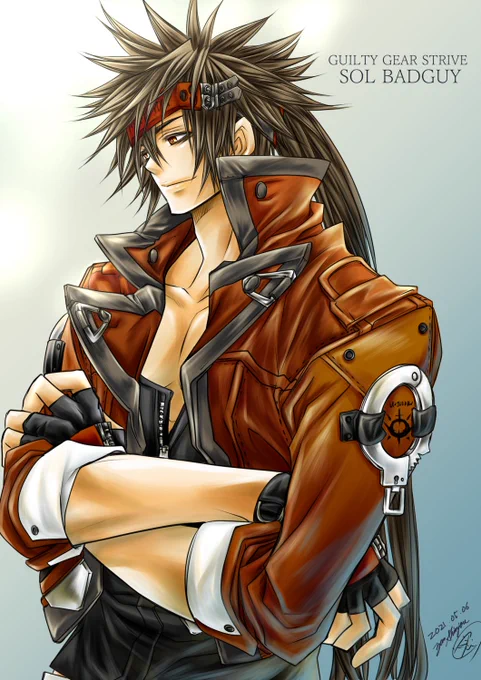 【GUILTY GEAR STRIVE / SOL-BADGUY】そしてやはりソルが一番好き(再掲) 
