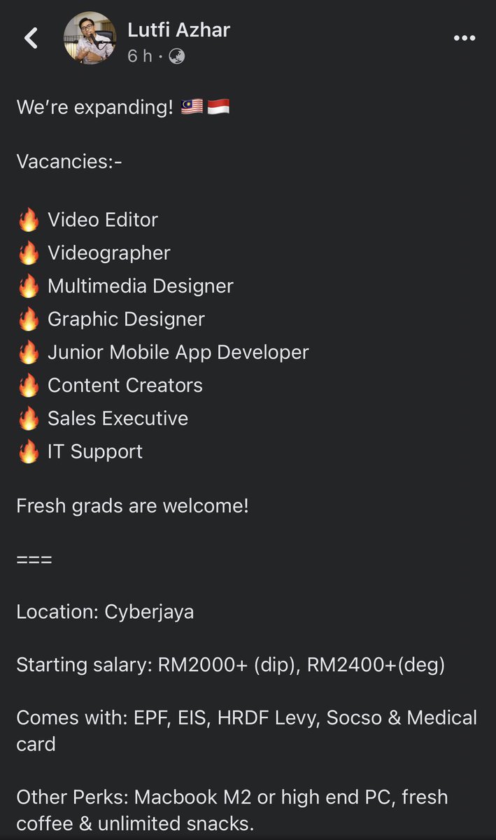 Lutfi Azhar | Jualan Web Auto (@lutfiazhar_) on Twitter photo We’re expanding! 🇲🇾🇮🇩
Ada yang tengah cari kerja?
Boleh email terus ke enquiry@shoppegram.com We’re expanding! 🇲🇾🇮🇩
Ada yang tengah cari kerja?
Boleh email terus ke enquiry@shoppegram.com