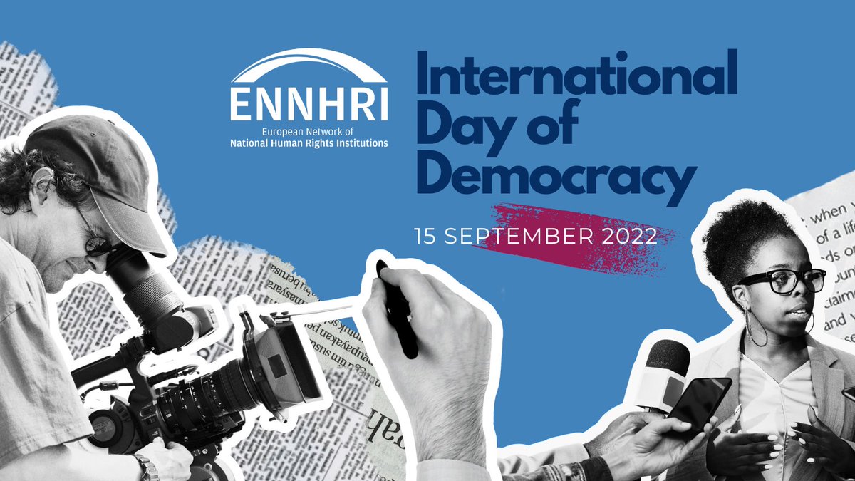 This year's International #DemocracyDay focus is media freedom. A #FreePress is a pillar of democracy. Through their monitoring, reporting & work w/ journalists, #NHRIs are 🔑 to ensuring this. 👉Findings from our 2022 #RuleOfLaw report on #MediaFreedom: bit.ly/3Lk6I0g