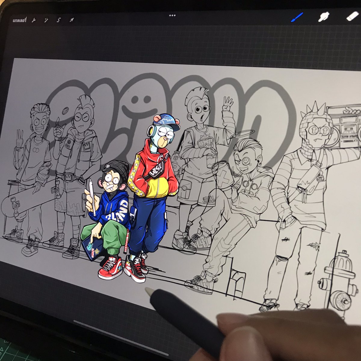 jminj_art's tweet photo. composition 👀✨ It's a very special picture. #3L4L #WeAreTheDreamers https://t.co/ZNqs6I0s5s