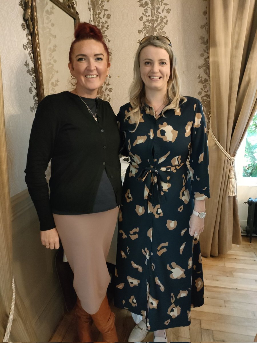 From_Fiona's tweet photo. When 2 South Tipperary #SocialEntrepreneurs at last get to meet &amp; both @SocialimpactIRE graduates! Sarah of @onherown2feet &amp; mise of @countonusrmt. #SocialEnterprise rocks! 🎉🤘

#impacttrail @LEOTipperary @southtippwib #wemakechange #socentie #socialimpact https://t.co/CuCZaRvnjL