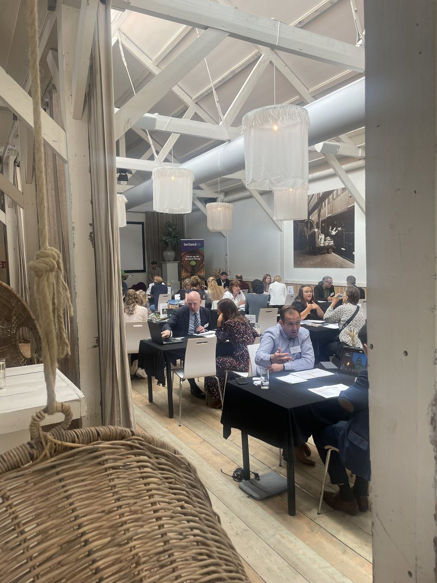 Our <a href="/IerlandToerisme/">IerlandToerisme</a> B2B workshop is in full swing. Great to see so many new and familiar faces in the <a href="/oudemagazijn/">Het Oude Magazijn</a> in Amersfoort <a href="/TourismIreland/">Tourism Ireland</a>