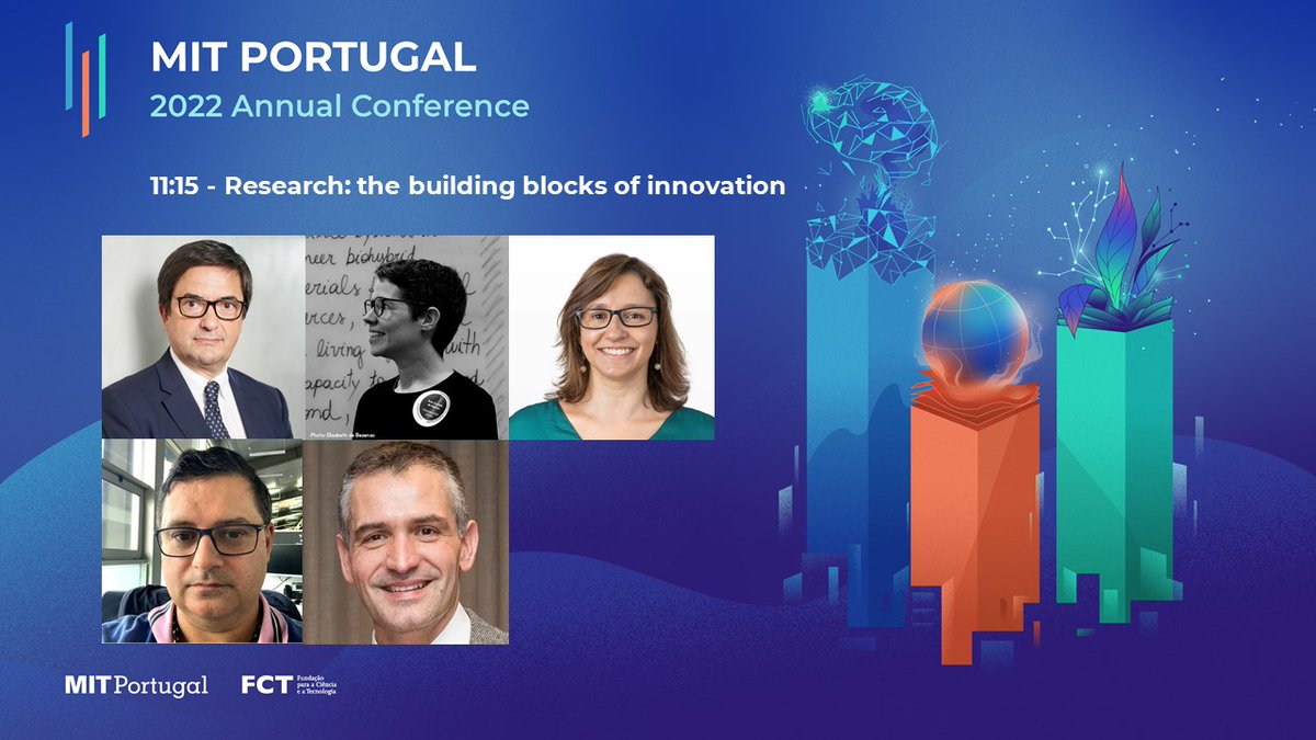 MITPortugal's tweet photo. In this session, you will have the opportunity to hear from our research community about their projects and the MPP's contributions to the national competitiveness and the socio-economic development of Portugal.
#MITPortugalCommunity #science #research #innovation #education https://t.co/a168ukeOra