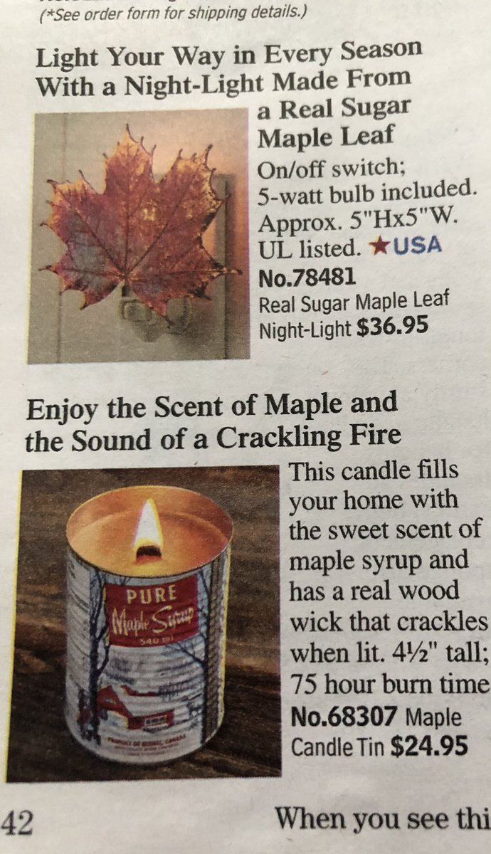 PenazMary's tweet photo. Two items for when you can’t be there in-person. ☮️🙌#TheVermontCountryStore #FallCatalogue https://t.co/KDbI4ifCGN