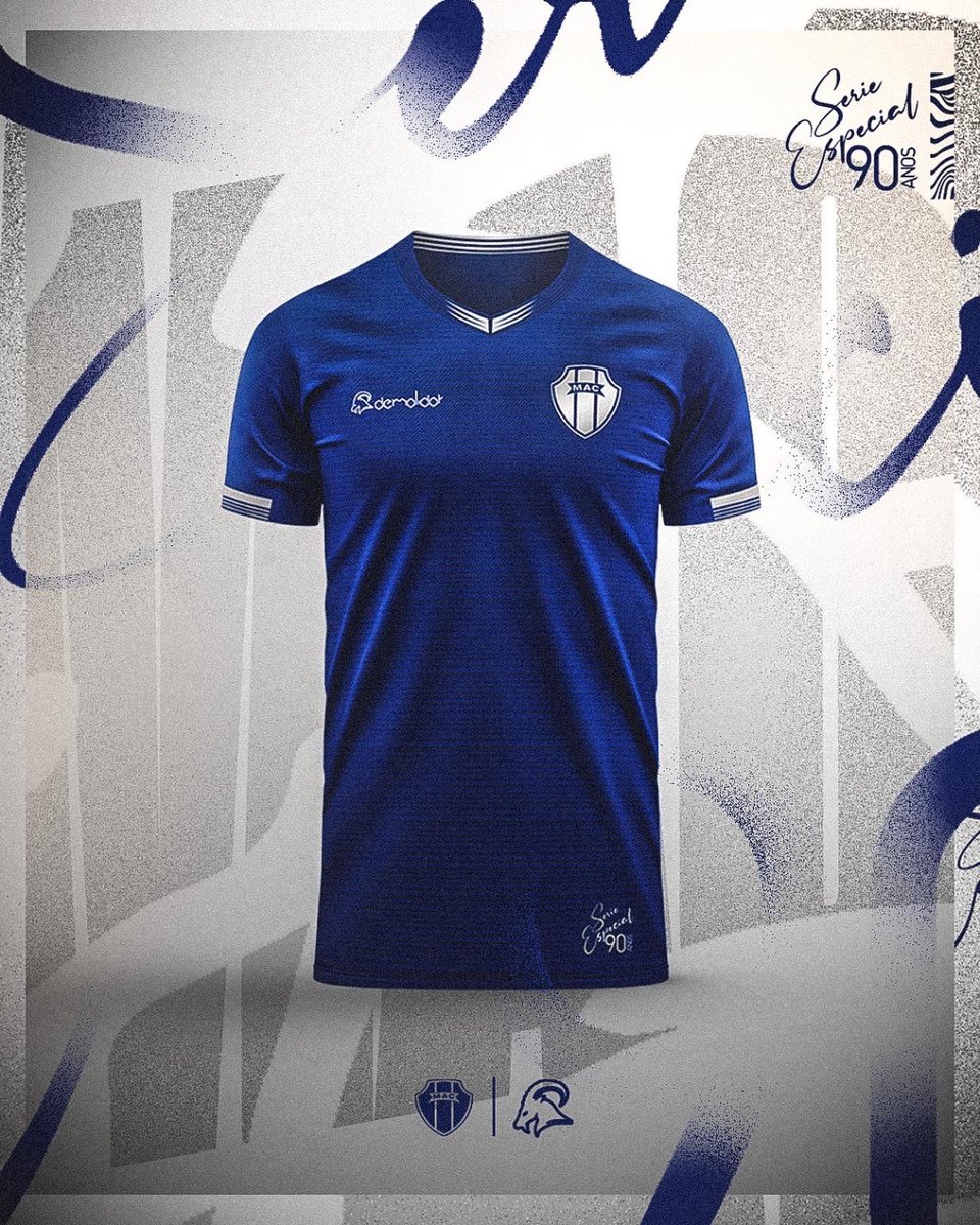 O Maranhão Atlético Clube apresenta a sua torcida a camisa comemorativa pela histórica data de seu nonagésimo aniversário.
O manto estará disponível em edição limitada a partir deste sábado, 17.09, na loja oficial do clube (MUNDO MAC), pelo preço de R$ 139,90.