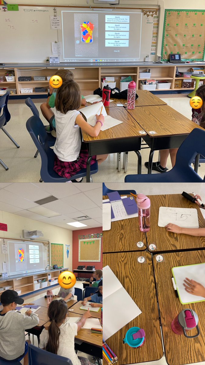msjchilcott's tweet photo. Indoor and outdoor learning for the win! 3-1 completed a esti-mystery with excitement and ease 😎 and then welcomed our new socials unit with a nature scavenger hunt @JWBoichPS https://t.co/pLY8diAeov