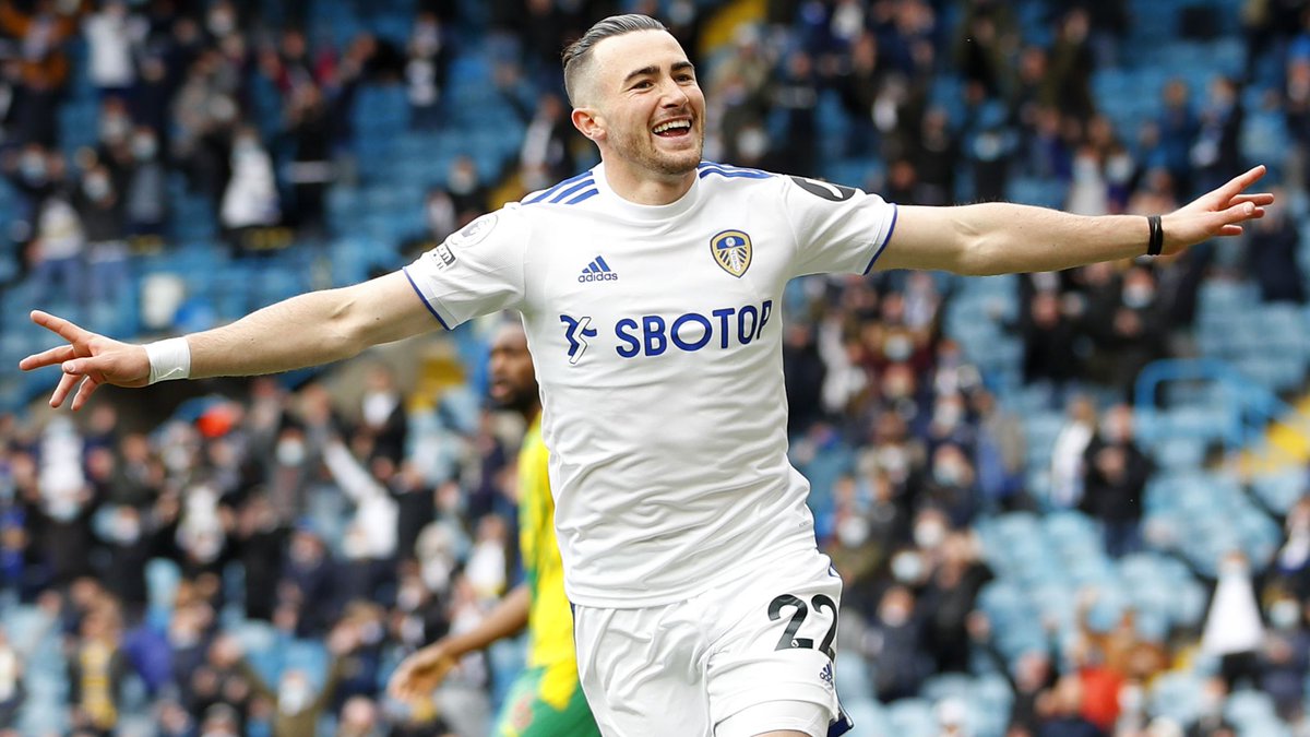 YeboahBelieveIt's tweet photo. No English player has created more chances or claimed more assists in the Premier League this season than Jack Harrison. Overlooked for the England squad. #lufc https://t.co/pXkJxzL4HI