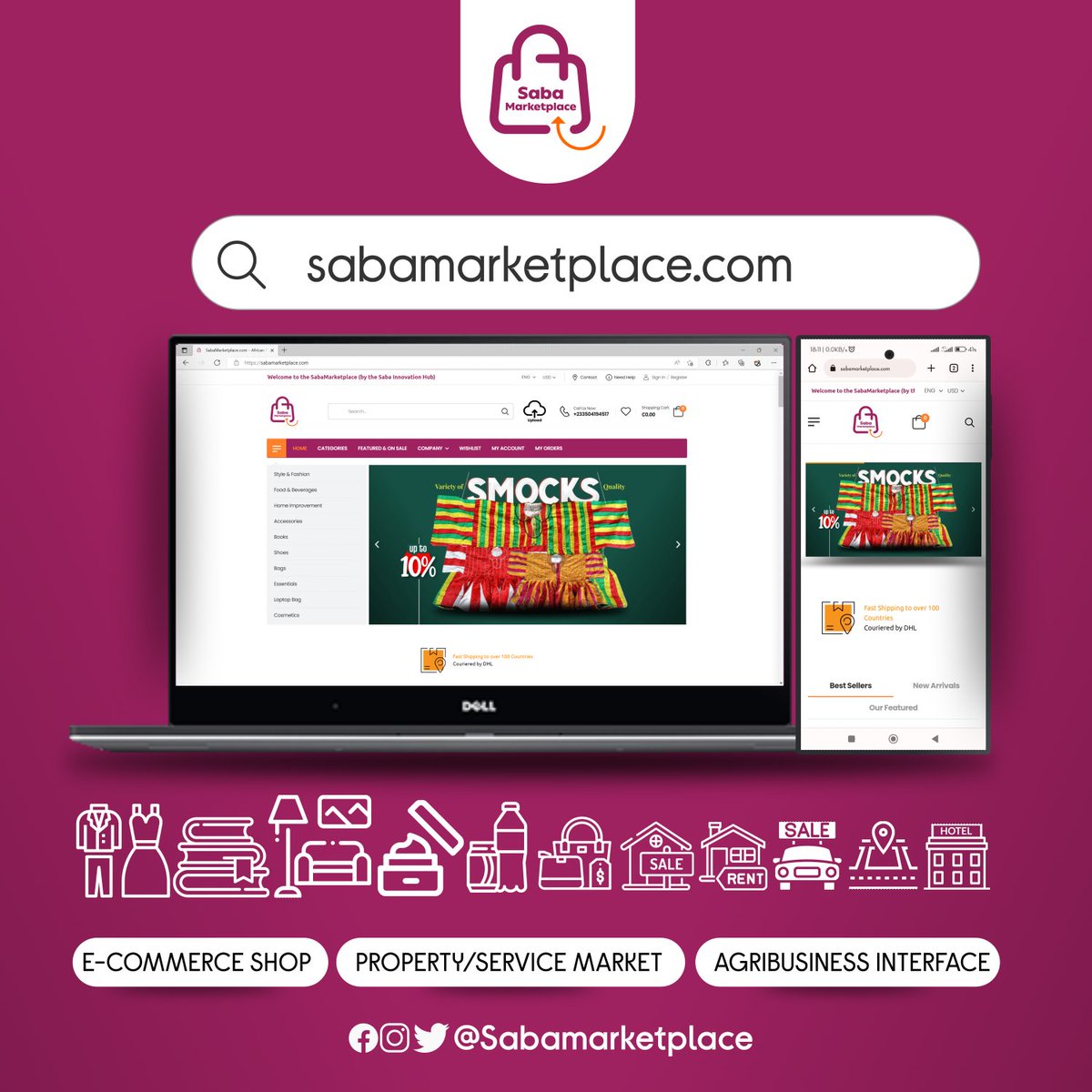 sabamarketplace's tweet photo. Shop and/or Upload from the >> https://t.co/HJ4PpoXcom <<
#Saba #SabaMarkerplace https://t.co/YLrYnqCOFN