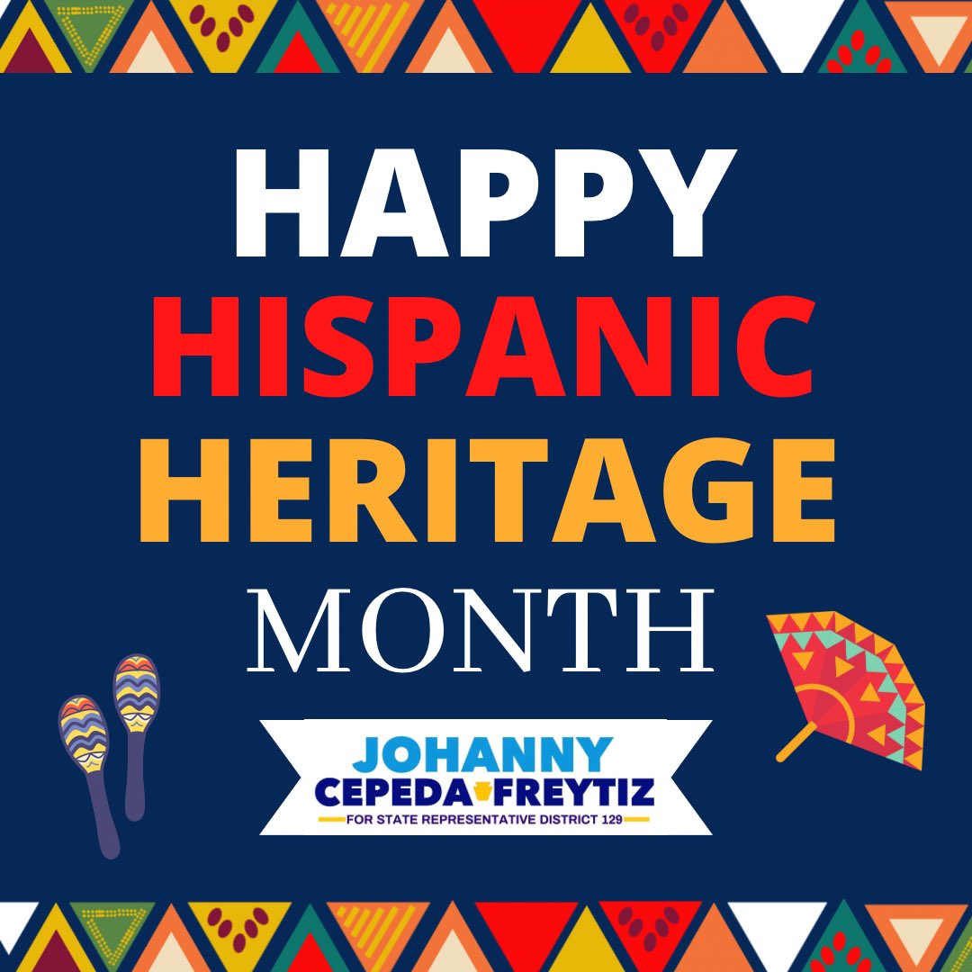 Happy Hispanic Heritage Month! ¡Feliz Mes de la Herencia Hispana! 🎉