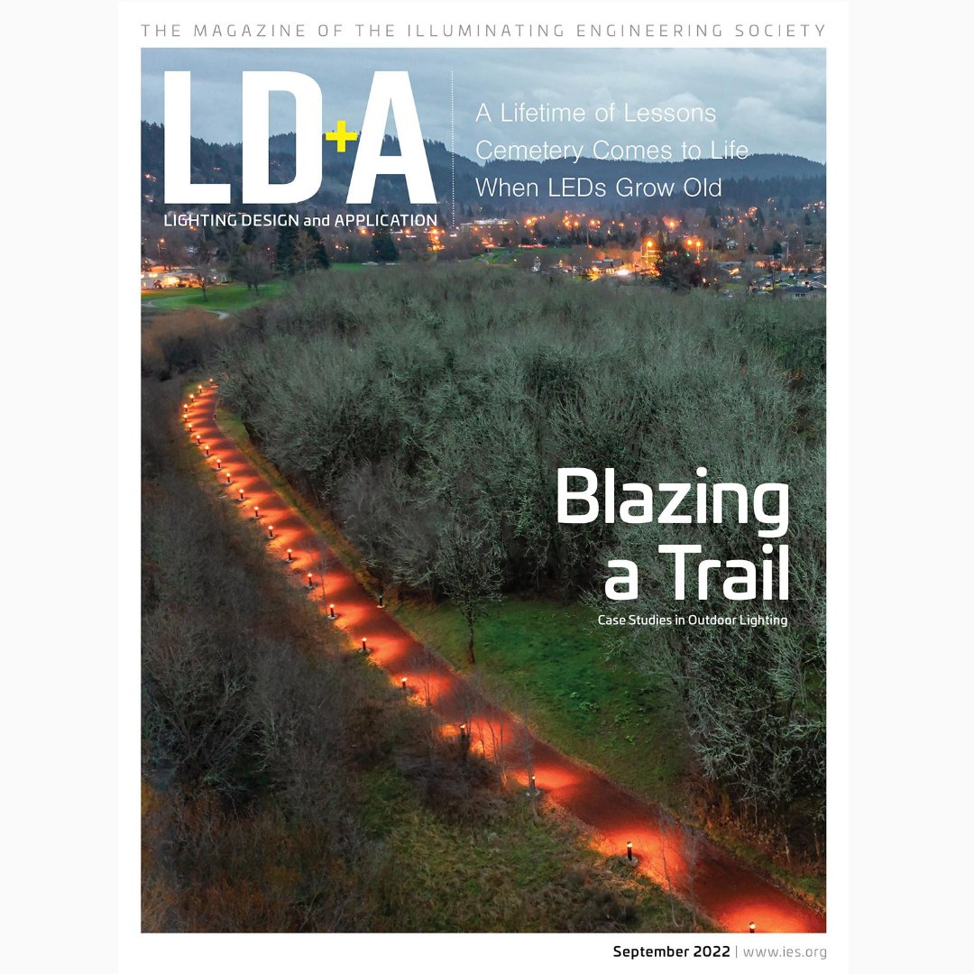 HydrelLighting's tweet photo. Our project story, the Amazon Running Trail makes the Sept 2022 cover issue for LD+A magazine! Thanks @The_IES #Bollards #Pathwaylighting #Outdoorlighting #landscapelighting #parks #runningpath #citylights #turtlefriendlylighting #oregon #landscapearchitect #landscapearchitecture https://t.co/y6J2yNcgFd