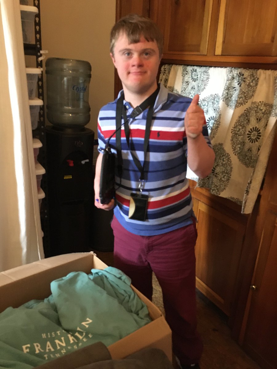 fhsTransition2's tweet photo. Big Al was quite impressed with the selections @ Twine!  Thanks, Ms. Kate!  @TwineGraphics @wcsFHSsp @WCSFHSCoachWhid @wcsFHSsan @AbleVoicesPhoto @murphyspan1103 https://t.co/pdpsLseRUm