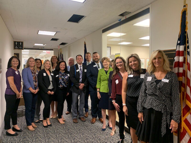 georeagan's tweet photo. NH Housing Fellows hit the ground running in Washington DC. 1st meeting with Sen. Shaheen. @SenatorShaheen @NHHousing #HomeownershipFellows https://t.co/2sXr23ITJB