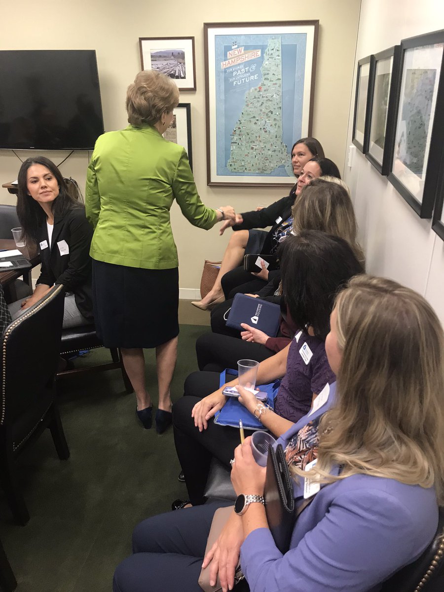 georeagan's tweet photo. NH Housing Fellows hit the ground running in Washington DC. 1st meeting with Sen. Shaheen. @SenatorShaheen @NHHousing #HomeownershipFellows https://t.co/2sXr23ITJB