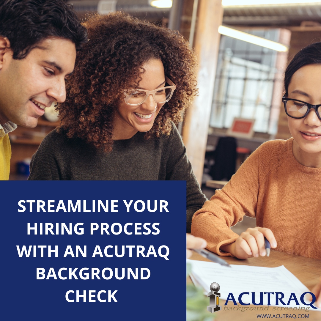 ACUTRAQ Background Screening tweet media