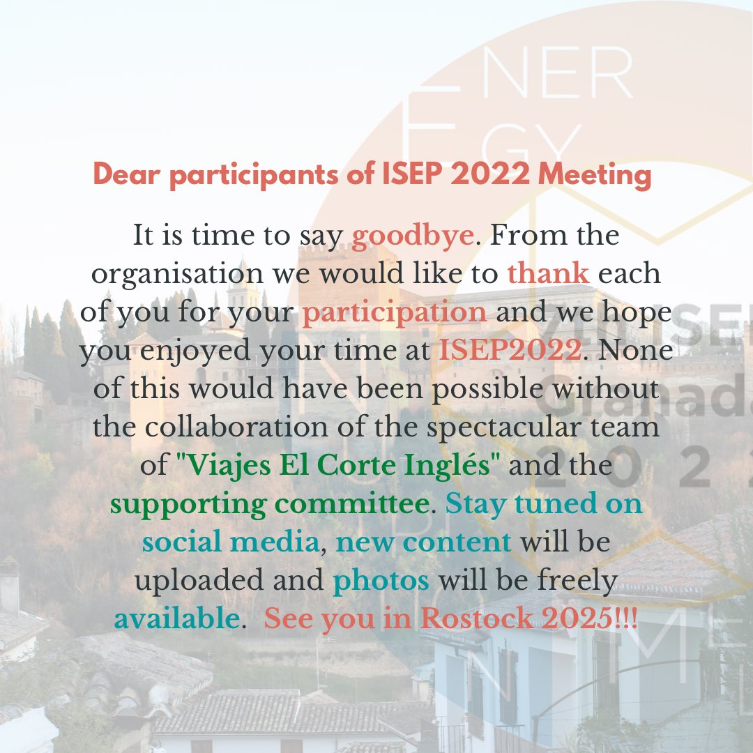 ISEP 2022 tweet media