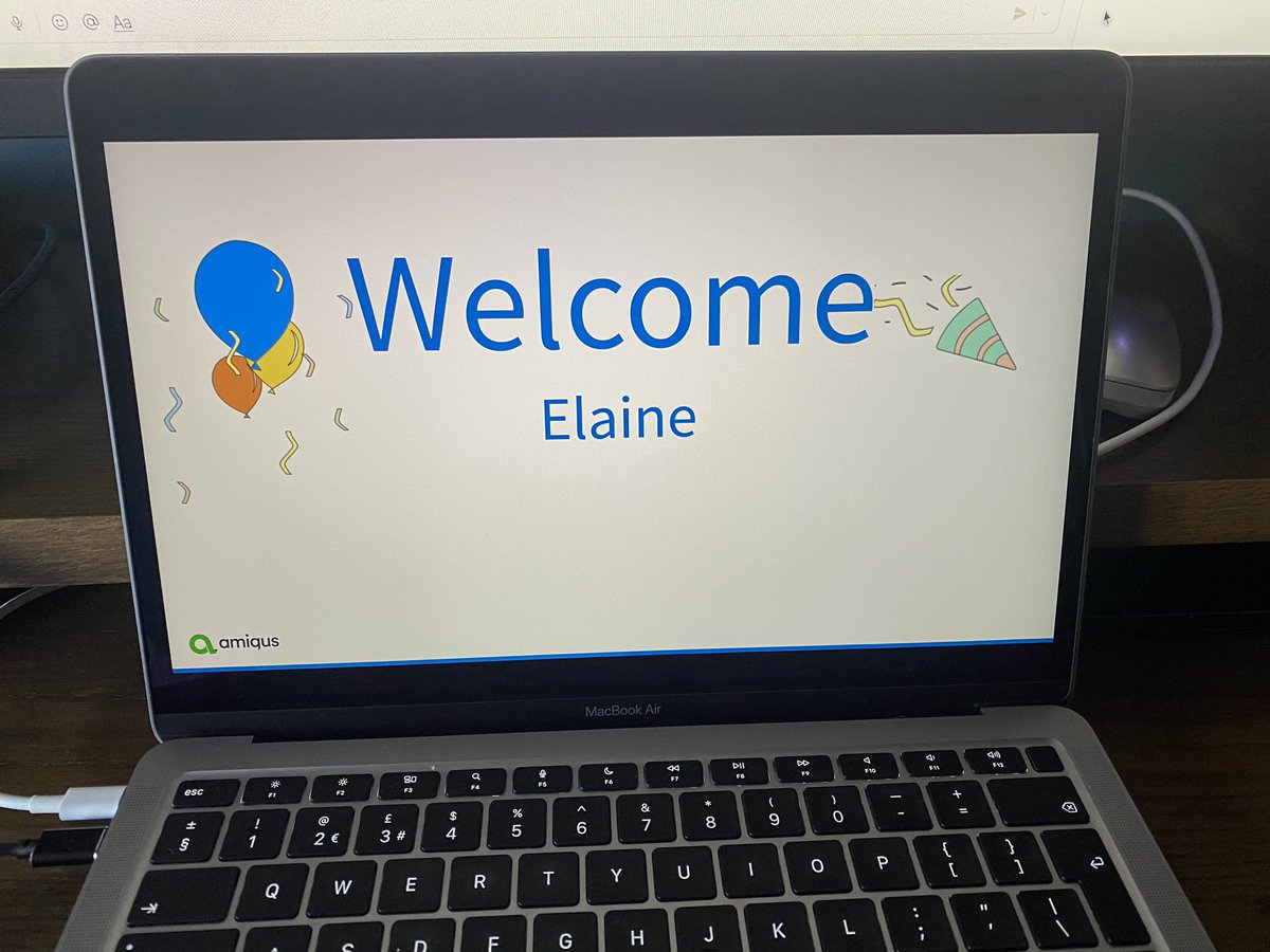 The little stuff is the big stuff…a personalised welcome to <a href="/amiqus/">Konstantin Amiqus</a> on my first day. Laptop, on-boarding packs, team lunches, leadership catch ups all ready to go. Thanks for the great welcome🥳 A truly #humancentred approach. Inspired people inspire #growth💪 #Peoplewithpurpose