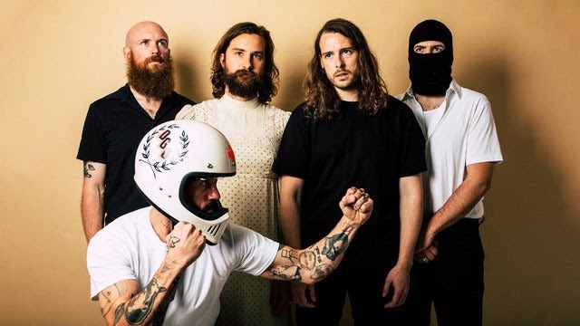 JBaksht's tweet photo. I am going to see @idlesband tonight at Kings Theatre. #NeverFightAManWithAPerm https://t.co/aBqEXSqwSx