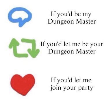 sherlock_hulmes's tweet image. Okay, let's give this a try! 🥰 Would you invite me to your game/play in my game? Professional DM for 6+ years. D&amp;amp;D player for 20+ years. Published writer/designer &amp;amp; content creator! 💖 #dnd #dnd5e #ttrpg