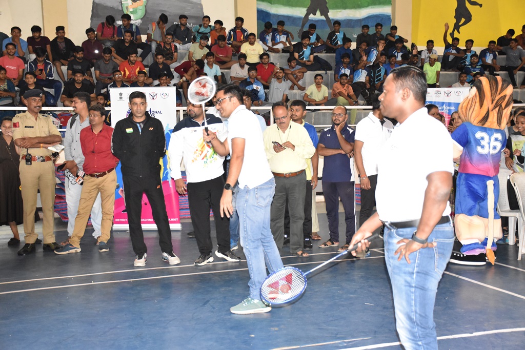 CollectorRjt's tweet image. Glimpse of sports Awareness campaign #36thNationalGames2022 
#Unitythroughsports  @CMOGuj @sagofficialpage @Nat_Games_Guj @sanghaviharsh @RajkotInfo @InfoGujarat