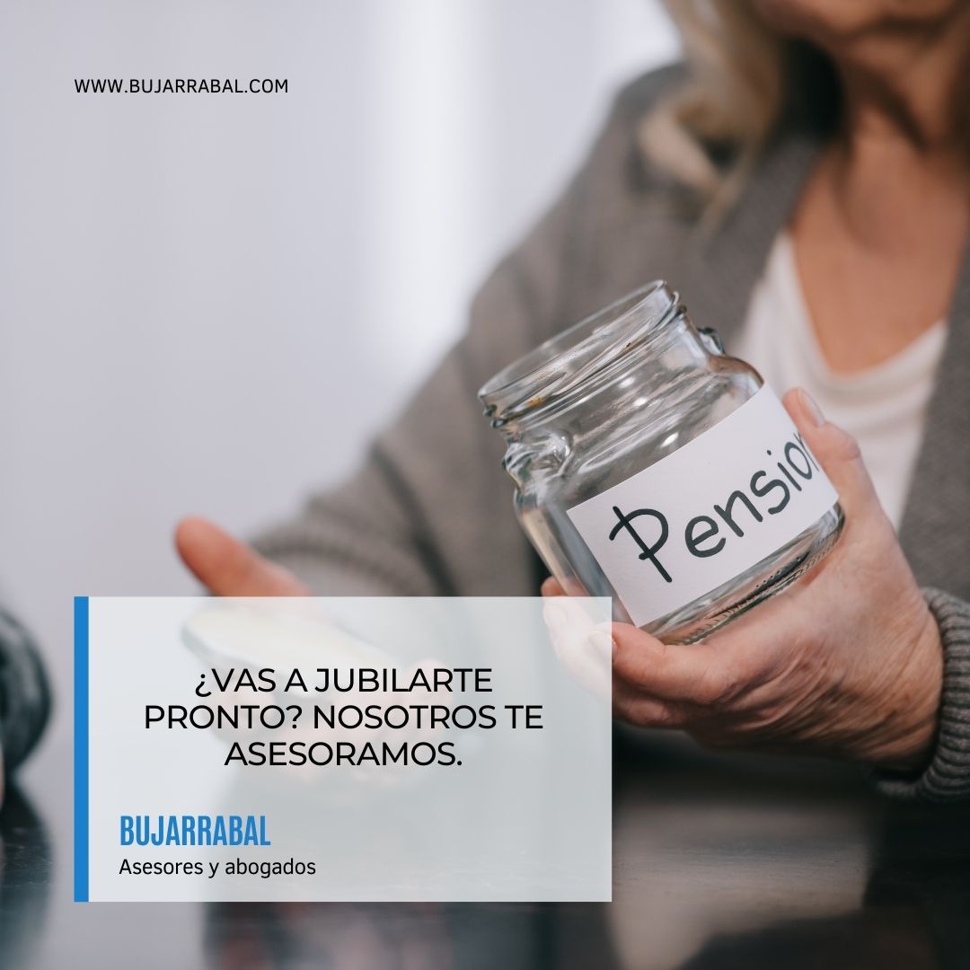 ¿Estás pensando en jubilarte? ¿Por edad te toca pronto? ¿Quieres saber cuánto va a quedarte de pensión? Si tienes dudas y necesitas asesoramiento contacta con nosotros: 941 545 154 o reserva tu 𝘾𝙞𝙩𝙖 𝙋𝙧𝙚𝙫𝙞𝙖.
 #BujarrabalAsesores #Asesoría #Bujarrabal #Jubilación